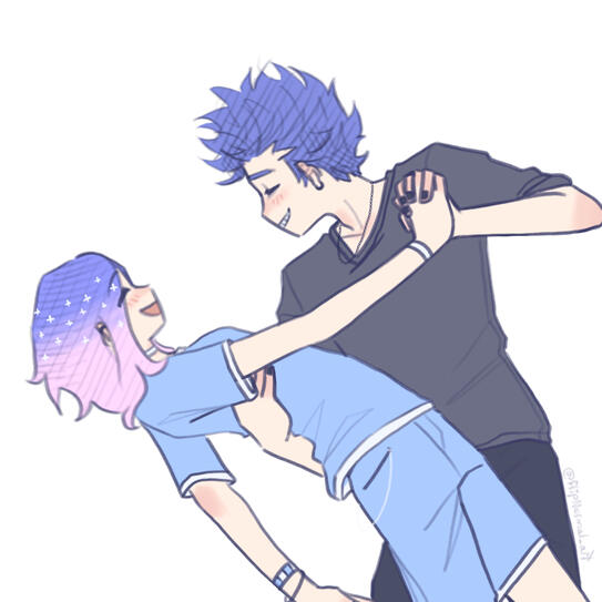 Hitoshi holding me